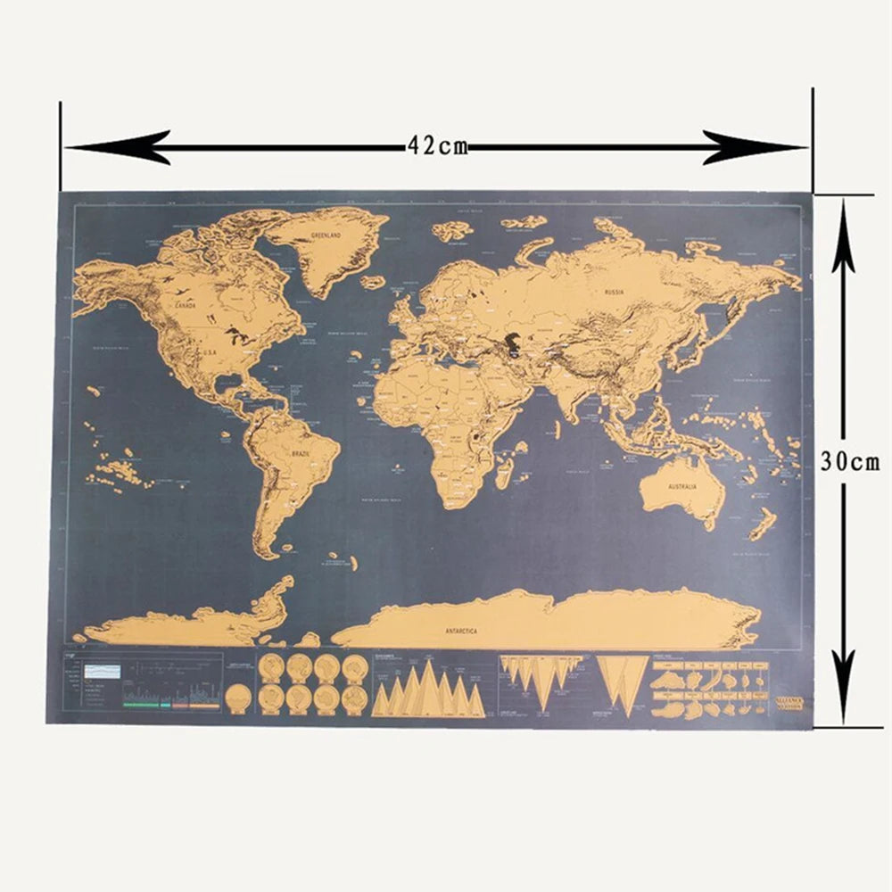 Scratch Off Map