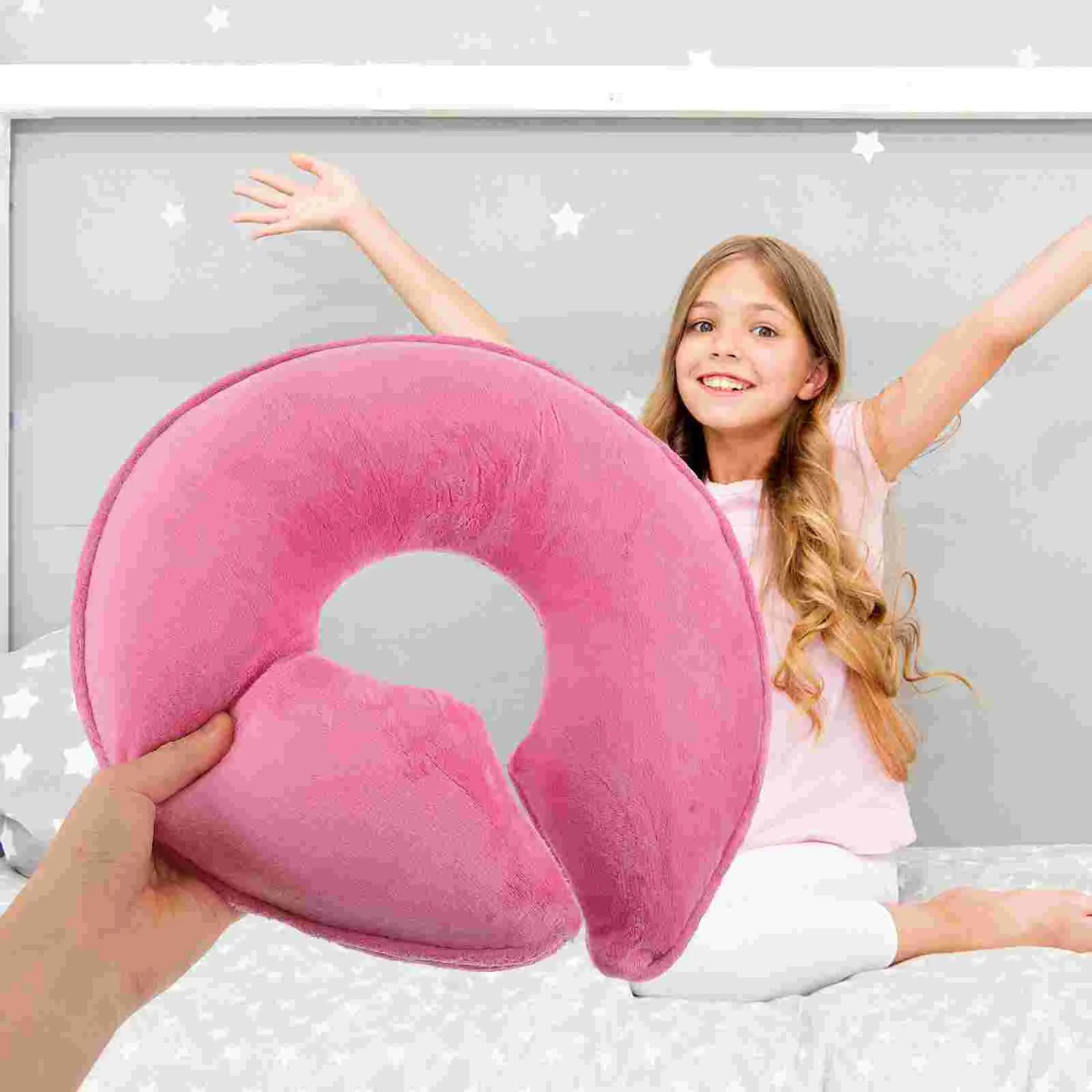 Plane Pillow Car Neck Pillows for Sleeping Travel Washable U Foam Nap U-shaped