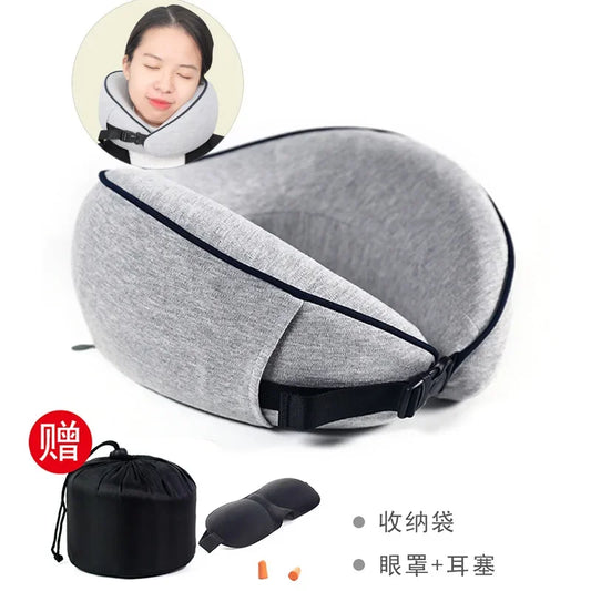 Travel Memory Foam U-Shaped Pillow