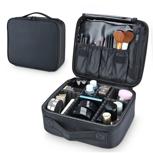 Portable Travel Makeup Case / Large Capacity Waterproof Makeup Organizer